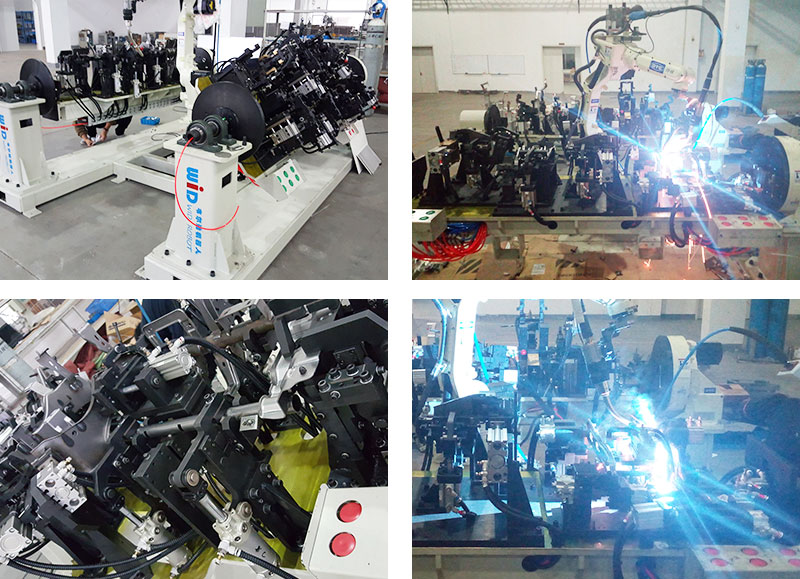 汽車零部件機(jī)器人雙工位焊接工作站案例！